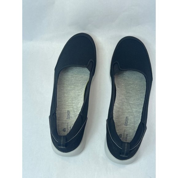 Clarks Adella Comfort Cushion Soft Cloud Steppers Flat Black size 11 - Picture 5 of 11